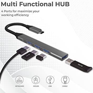هاب 4 پورت USB-C