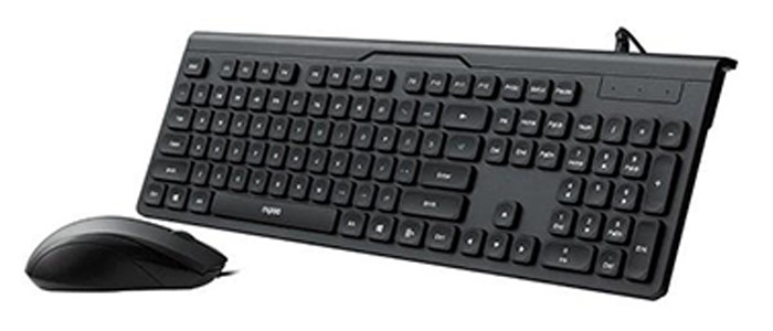 کیبورد و ماوس سیم دار رپو مدل Rapoo Nx2100 Combo